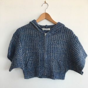Poof Excellence: Cropped Zip Hoodie